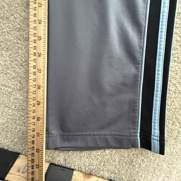 ADIDAS Womens XL Gray/Black 3-Stripes Track Suit Zip Jacket & Pants - Picture 12 of 12